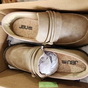 JBU Tan Slip-On Shoes